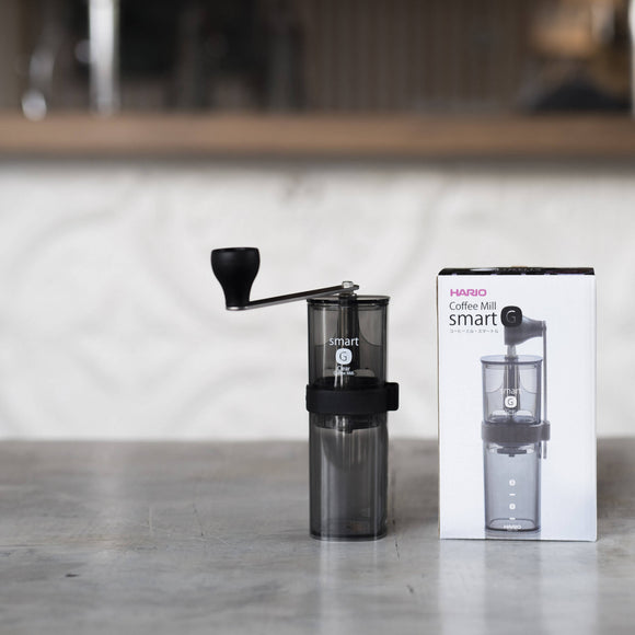 Hario Smart-G Hand Grinder (Transparent Black) - BUNAMARKET
