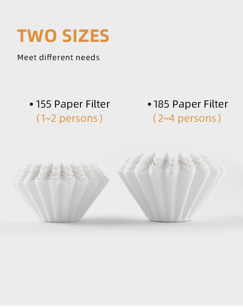 MHW-3BOMBER Wave Paper Filter (Kalita Wave Shape 155/185)