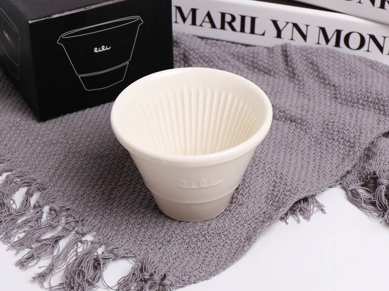 LiLi Ceramic Flat Bottom Dripper V2.0 (2-4 cups)