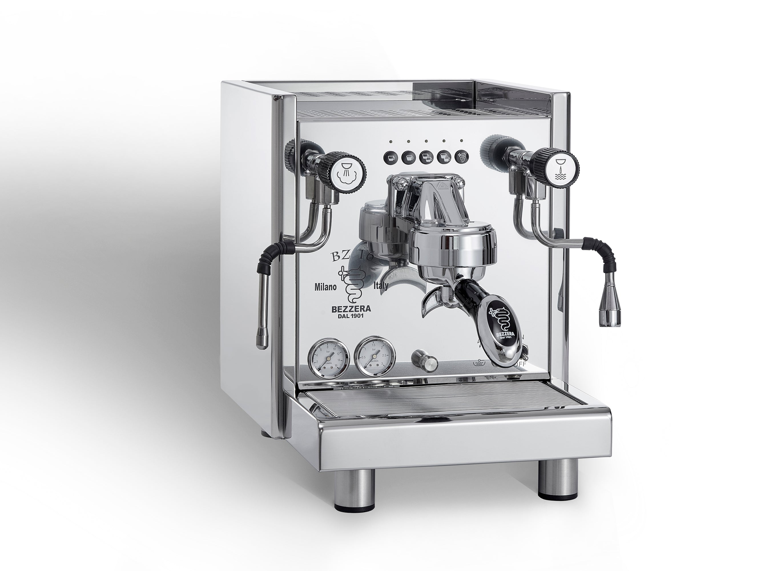 BEZZERA BZ16 Semi-Pro Espresso Machine (Direct Plumbing/Water Tank)