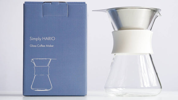 SIMPLY HARIO - GLASS COFFEE MAKER 400ML - BUNAMARKET