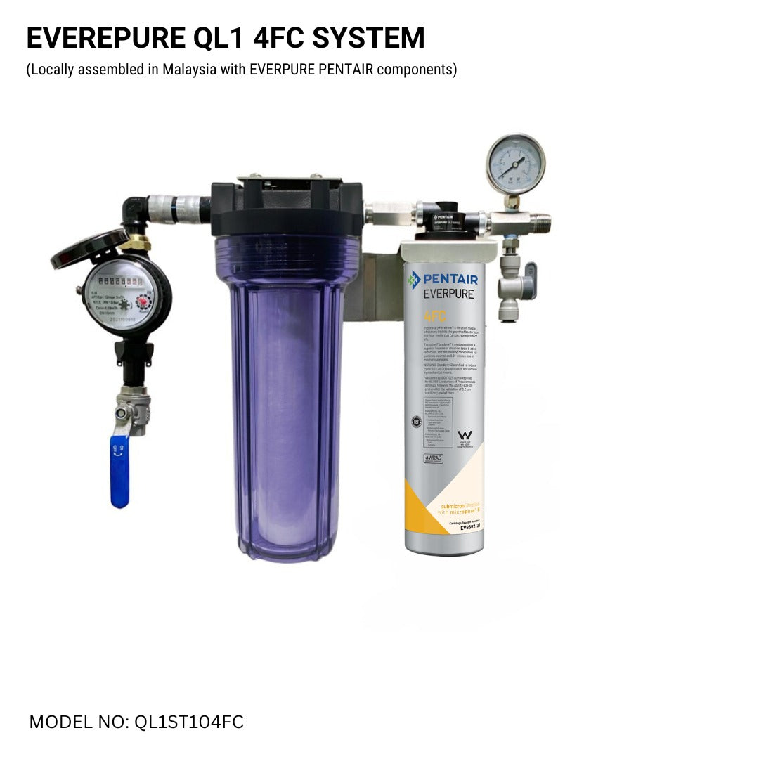 EVERPURE QL1– 4FC SystemPremium Quality Water For Fountain And Combination  Applications