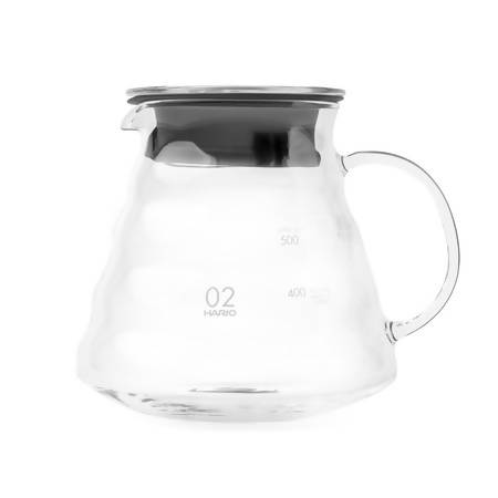 HARIO V60 Glass Server 600ML (Glass Handle) - BUNAMARKET