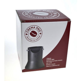 CREMA PRO Knock Box 175mm Black - BUNAMARKET