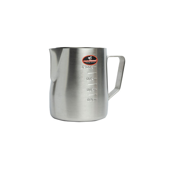 Tiamo Mirror Finish 18-8 Stainless Steel Milk Pitcher with Mark - BUNAMARKET
