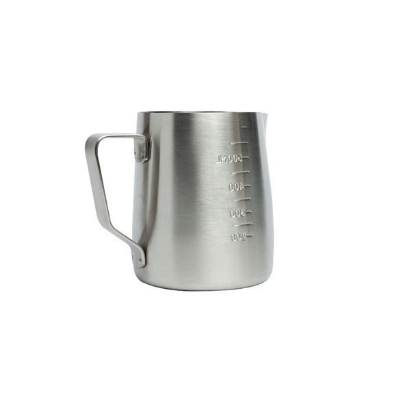 Tiamo Mirror Finish 18-8 Stainless Steel Milk Pitcher with Mark - BUNAMARKET