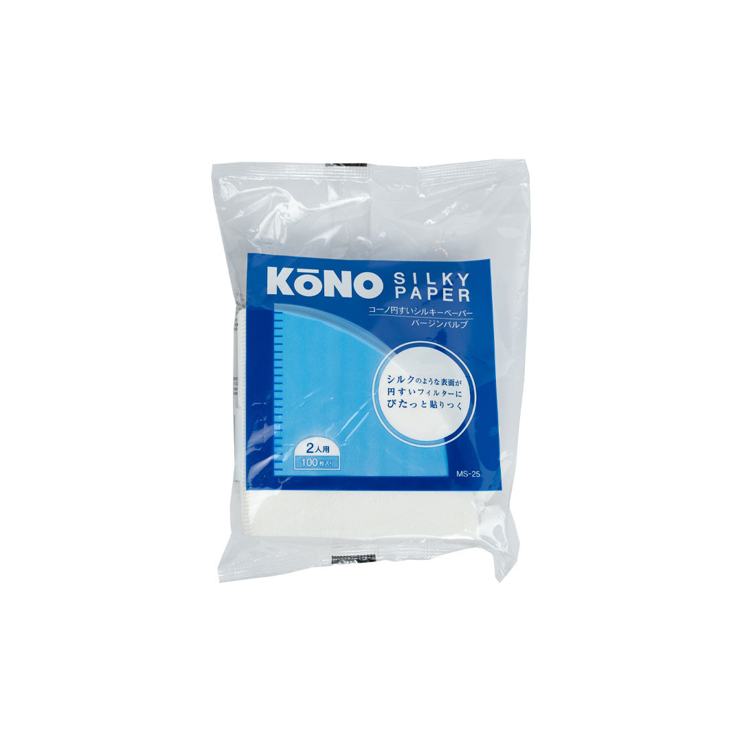 KONO Cone Silky Cotton Filter Paper 2Cups (100pcs) MS-25 - BUNAMARKET