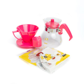 KONO Prestigious 2-Person Cone Dripper Set (CHERRY PINK) MDN-20CP - BUNAMARKET