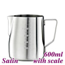 Tiamo Mirror Finish 18-8 Stainless Steel Milk Pitcher with Mark - BUNAMARKET