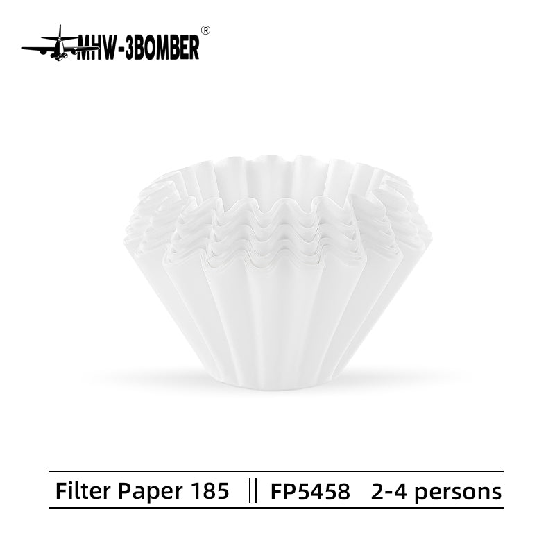 MHW-3BOMBER Wave Paper Filter (Kalita Wave Shape 155/185) - 0