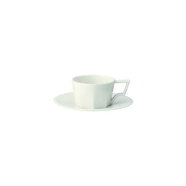KINTO OCT CUP & SAUCER 300ML WHITE - BUNAMARKET