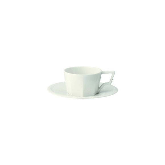 KINTO OCT CUP & SAUCER 300ML WHITE - BUNAMARKET