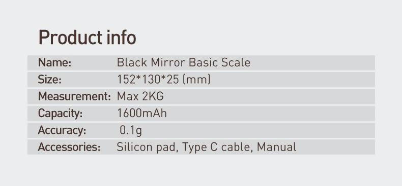 Timemore Black Mirror Scale - Basic Version - BUNAMARKET