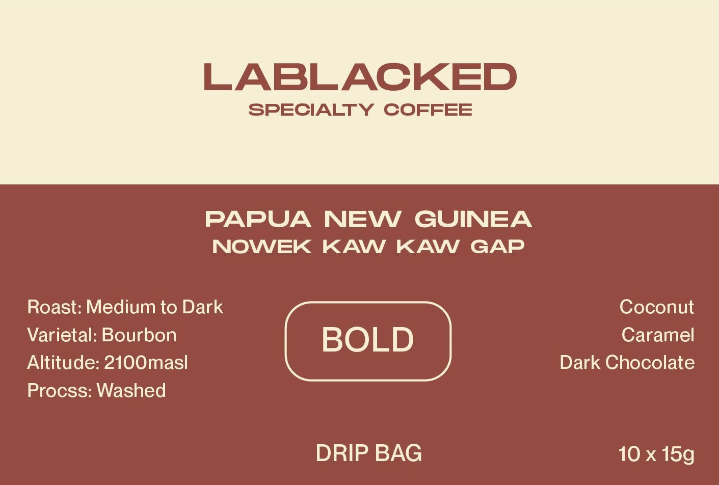 Papua New Guinea - Drip Bag (10 sachets x 15g) - BUNAMARKET