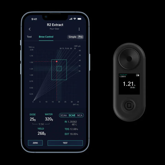 DiFluid Microbalance Scale & R2 Refractometer Combo
