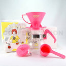 KONO Prestigious 2-Person Cone Dripper Set (CHERRY PINK) MDN-20CP - BUNAMARKET