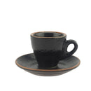 INCASA TULIP - Cappuccino Coffee Cup with Saucer (210ml) - BUNAMARKET
