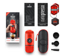 WACACO Nanopresso Portable Espresso Machine Including Protective Case (Lava Red) - BUNAMARKET