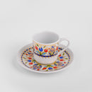 Luxury Porcelain Turkish Espresso Coffee Cup [Gold] - 70ml - BUNAMARKET