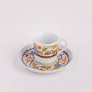 Luxury Porcelain Turkish Espresso Coffee Cup [Gold] - 70ml - BUNAMARKET