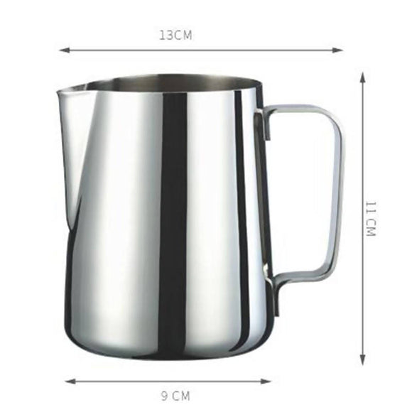 Tiamo Mirror Finish 18-8 Stainless Steel Milk Pitcher - BUNAMARKET
