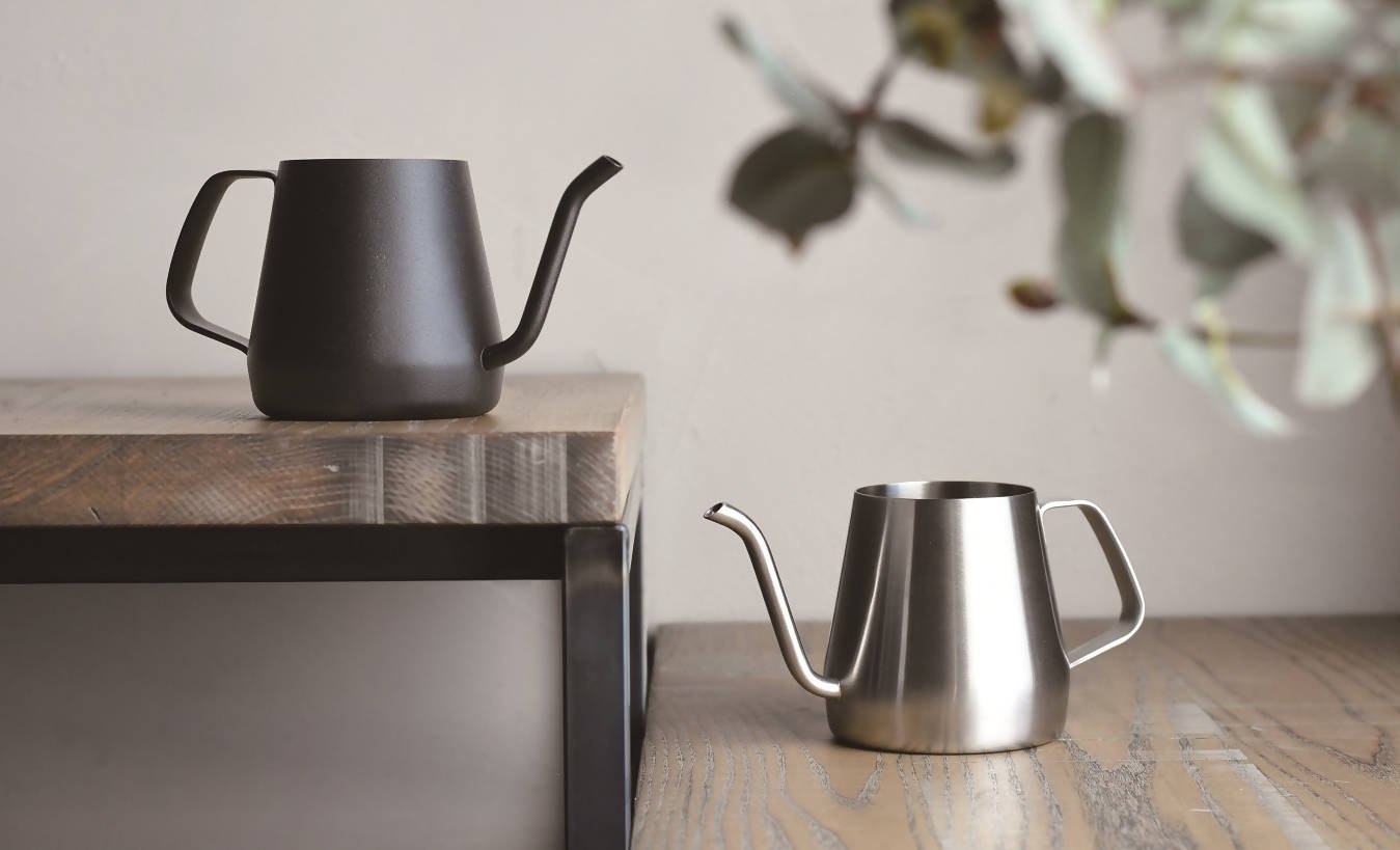 KINTO POUR OVER KETTLE 430ML STAINLESS STEEL - BUNAMARKET