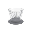 BREWISTA Flat V-Cone Glass Dripper - BUNAMARKET