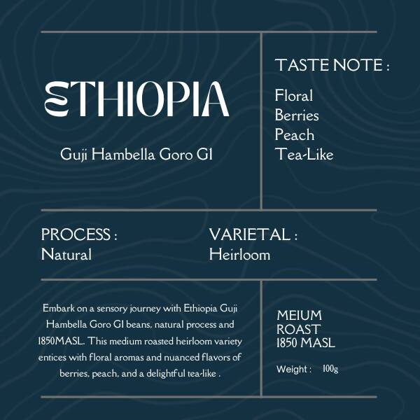 Ethiopia Guji Hambella Goro G1 ( Natural Process ) - 0