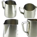 Tiamo Mirror Finish 18-8 Stainless Steel Milk Pitcher with Mark - BUNAMARKET