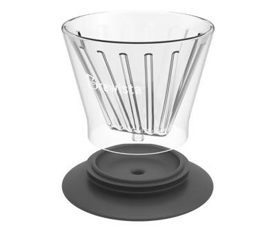 BREWISTA Flat V-Cone Glass Dripper - BUNAMARKET