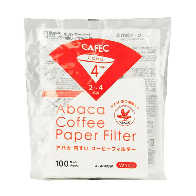 CAFEC Abaca Filter Paper Cup4 - 100's - BUNAMARKET