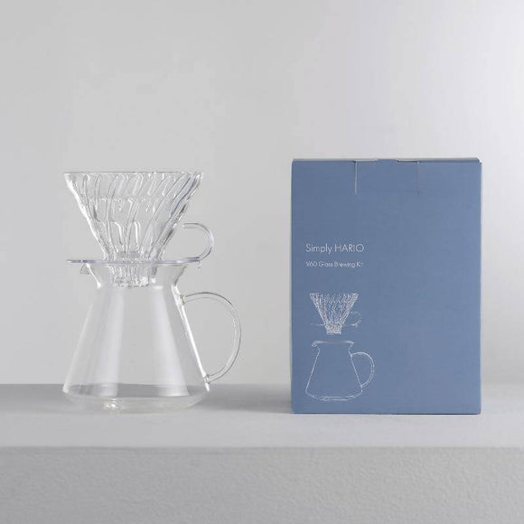 SIMPLY HARIO - V60 GLASS BREWING KIT - BUNAMARKET