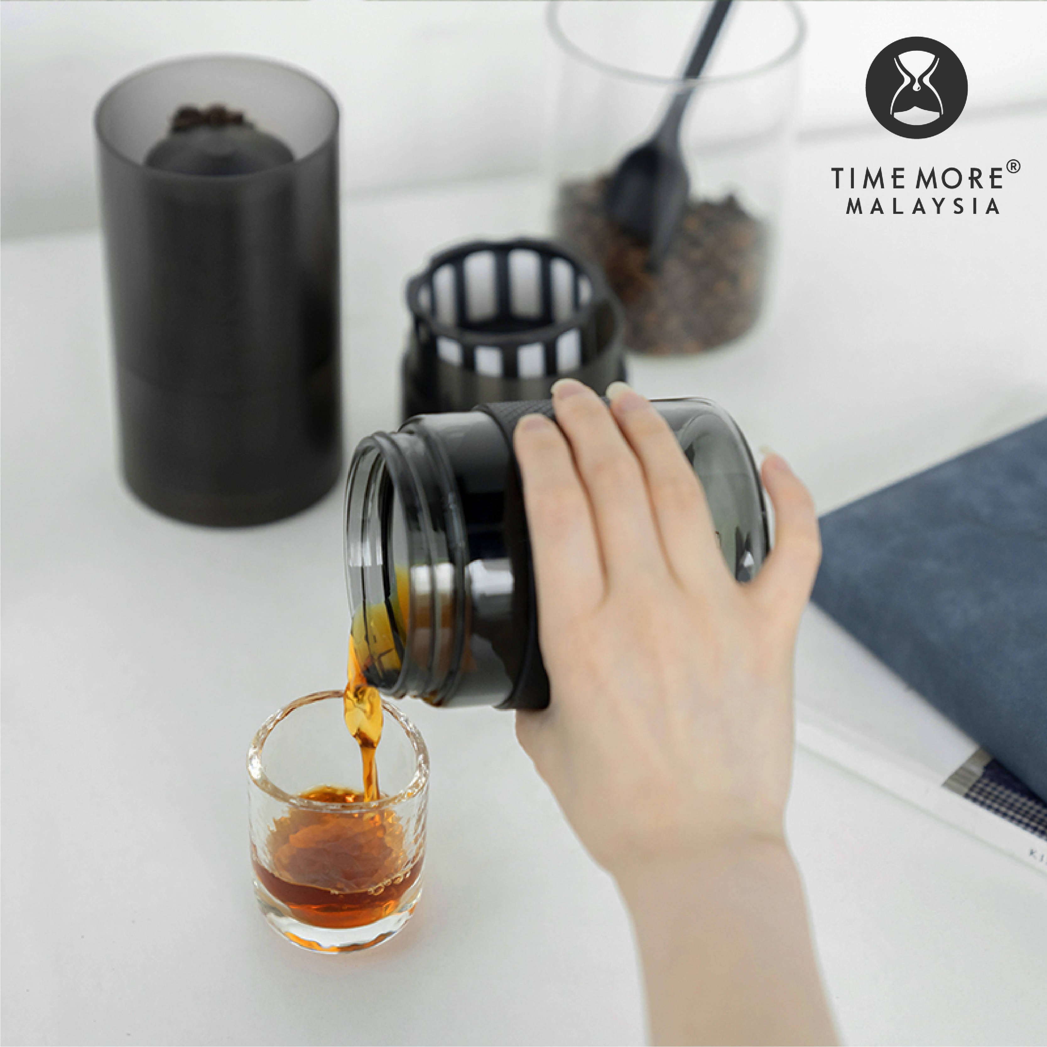 TIMEMORE Coffee Grinder Advance 123Go - Titanium Coated Burr - BUNAMARKET