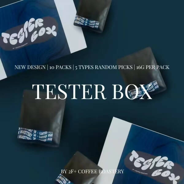Tester Box - 5 Type Random Pick 10 Packs Coffee Bean ( Wholebean / Drippack )